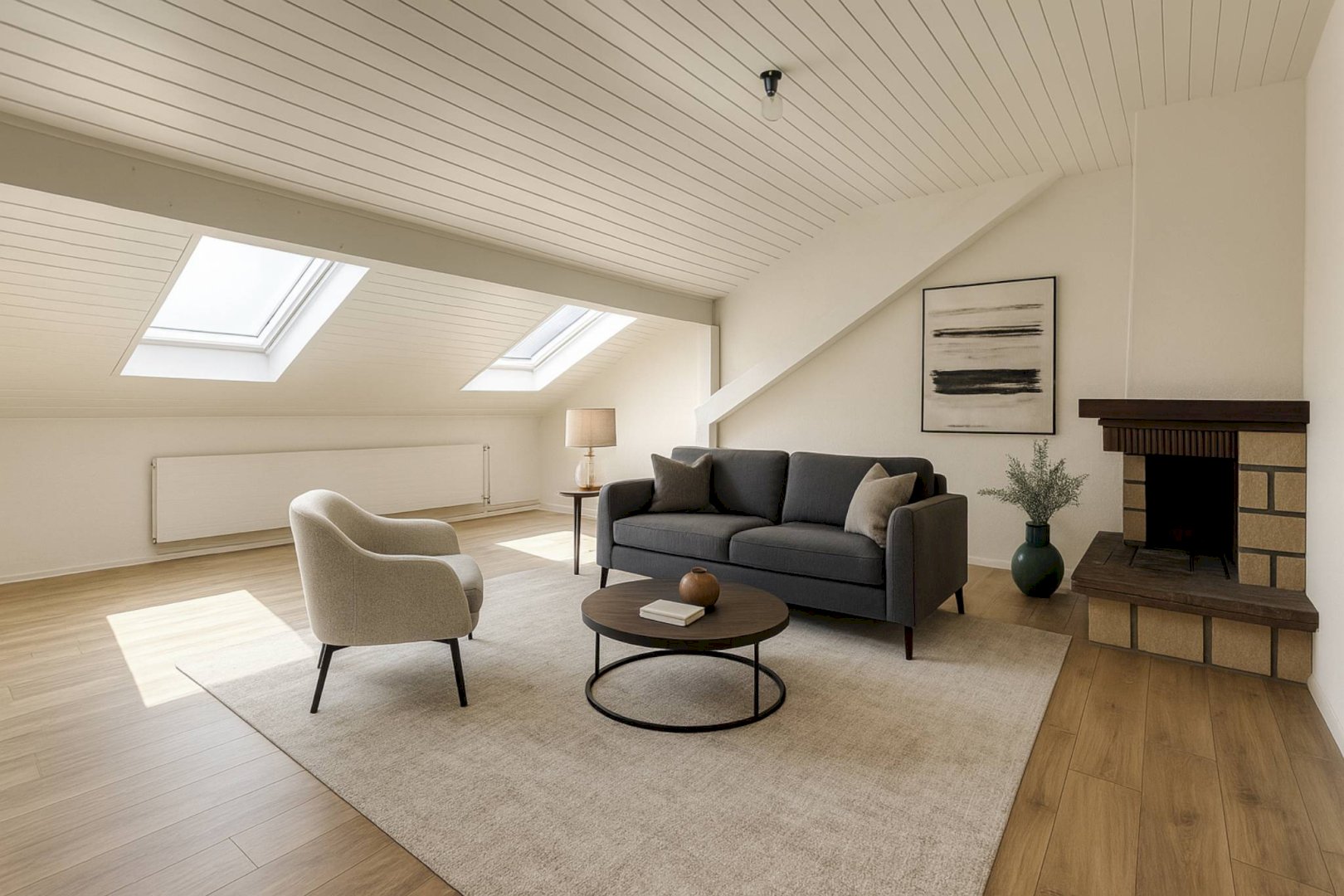 Rénovation totale, magnifique appartement situé dans les combles (type loft)