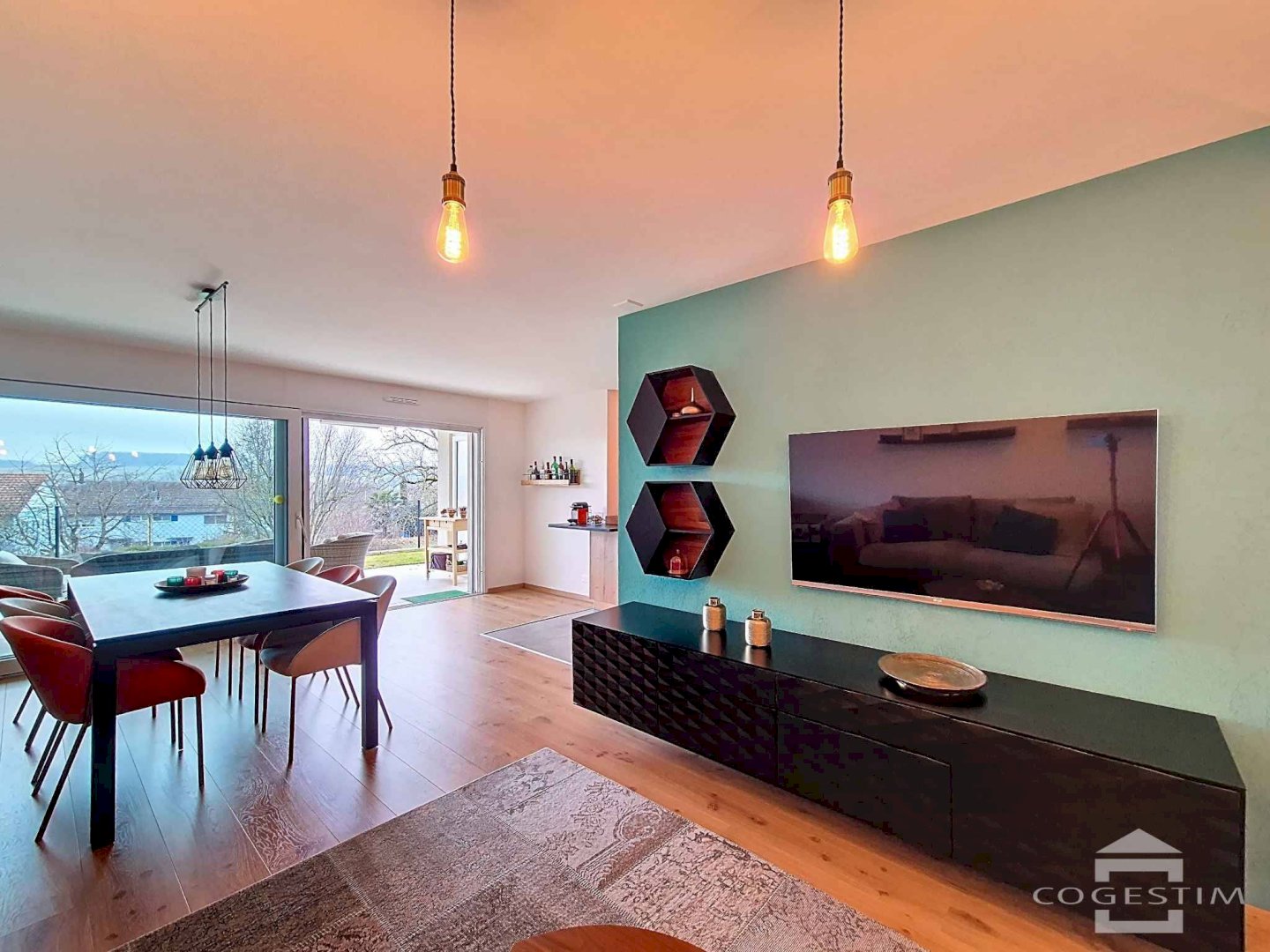 Appartement contemporain 
de 3.5 pièces avec jardin privatif