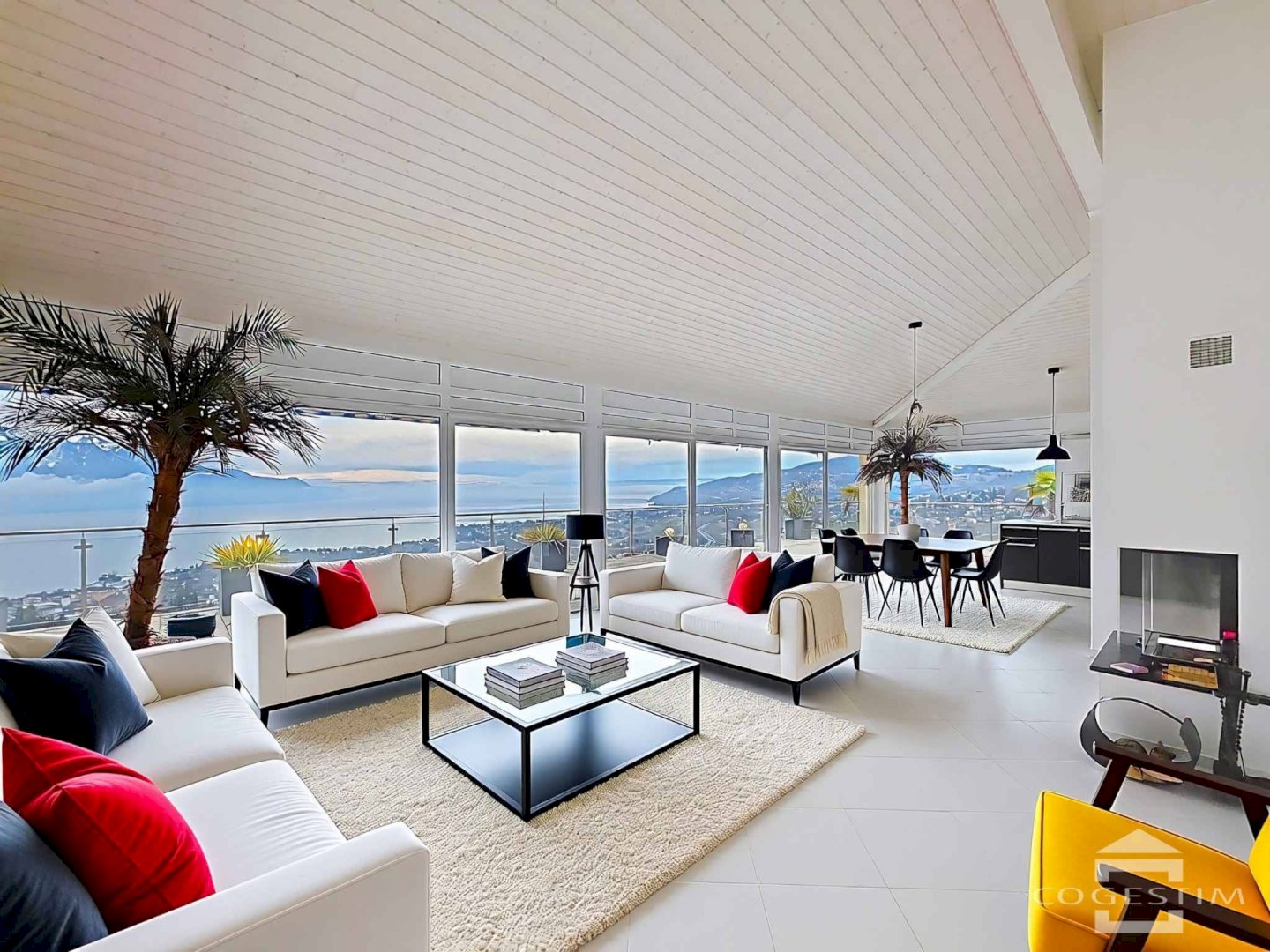 Dernier étage exclusif 
Vue panoramique sur le lac