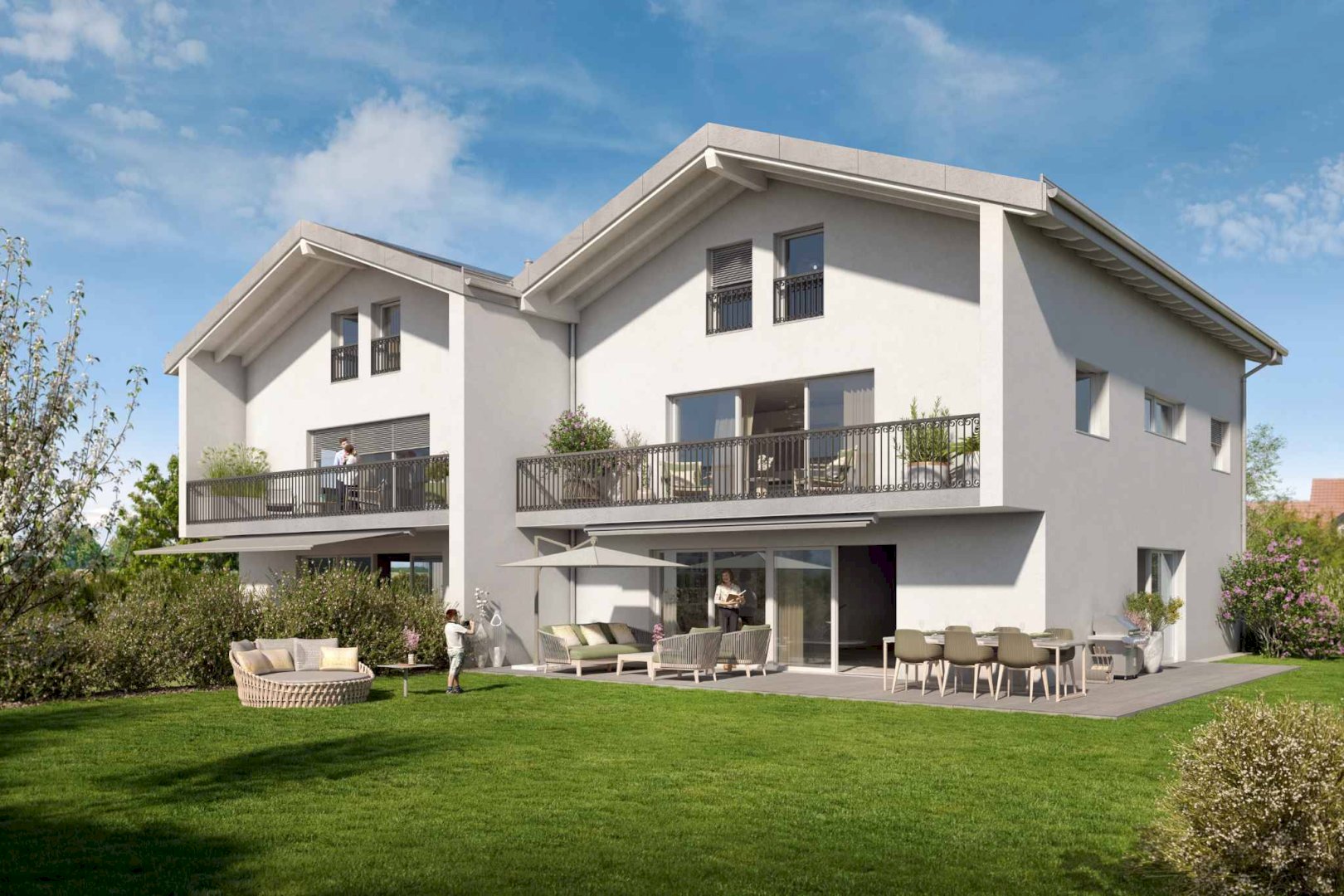 Grande maison mitoyenne
disponible rapidement