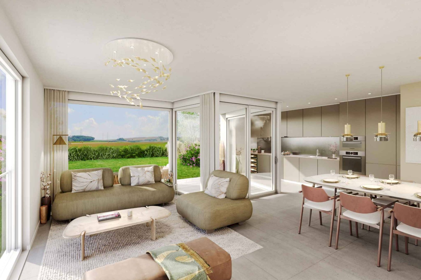 CORÇALIA – Villa jumelle neuve à Corcelles-près-Payerne