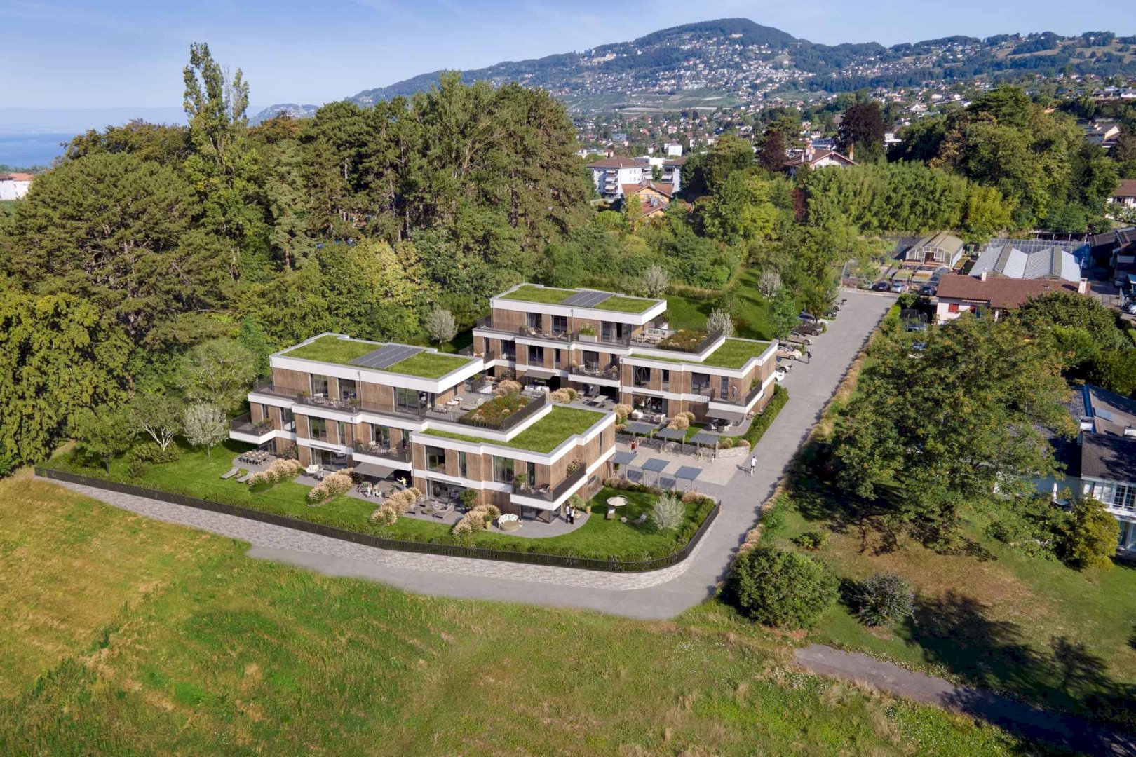 Résidence Les Vignes
 Spacieux Duplex de 5.5 pièces 
avec jardin et terrasse