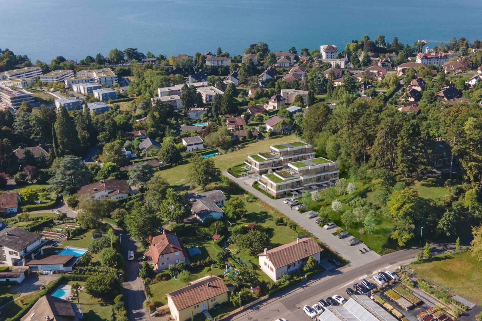 Résidence Les Vignes
 Spacieux Duplex de 4.5 pièces
 avec jardin et terrasse