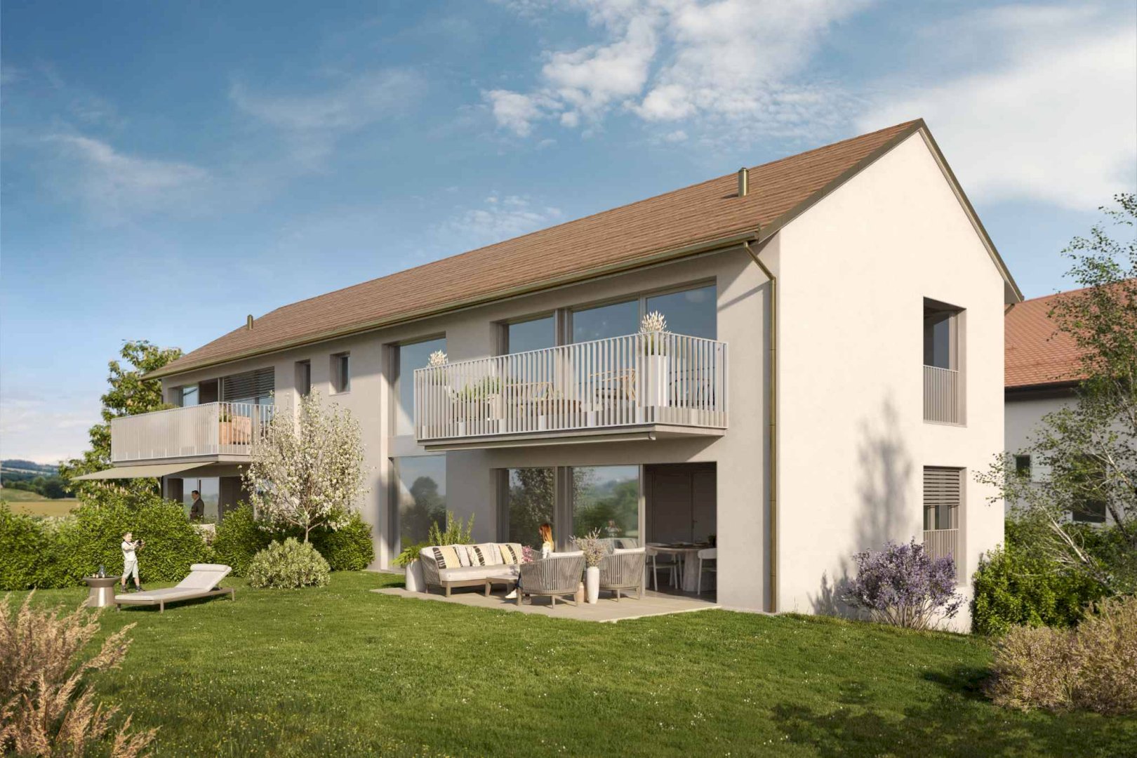 Charmant appartement neuf de 2.5 pièces au rez