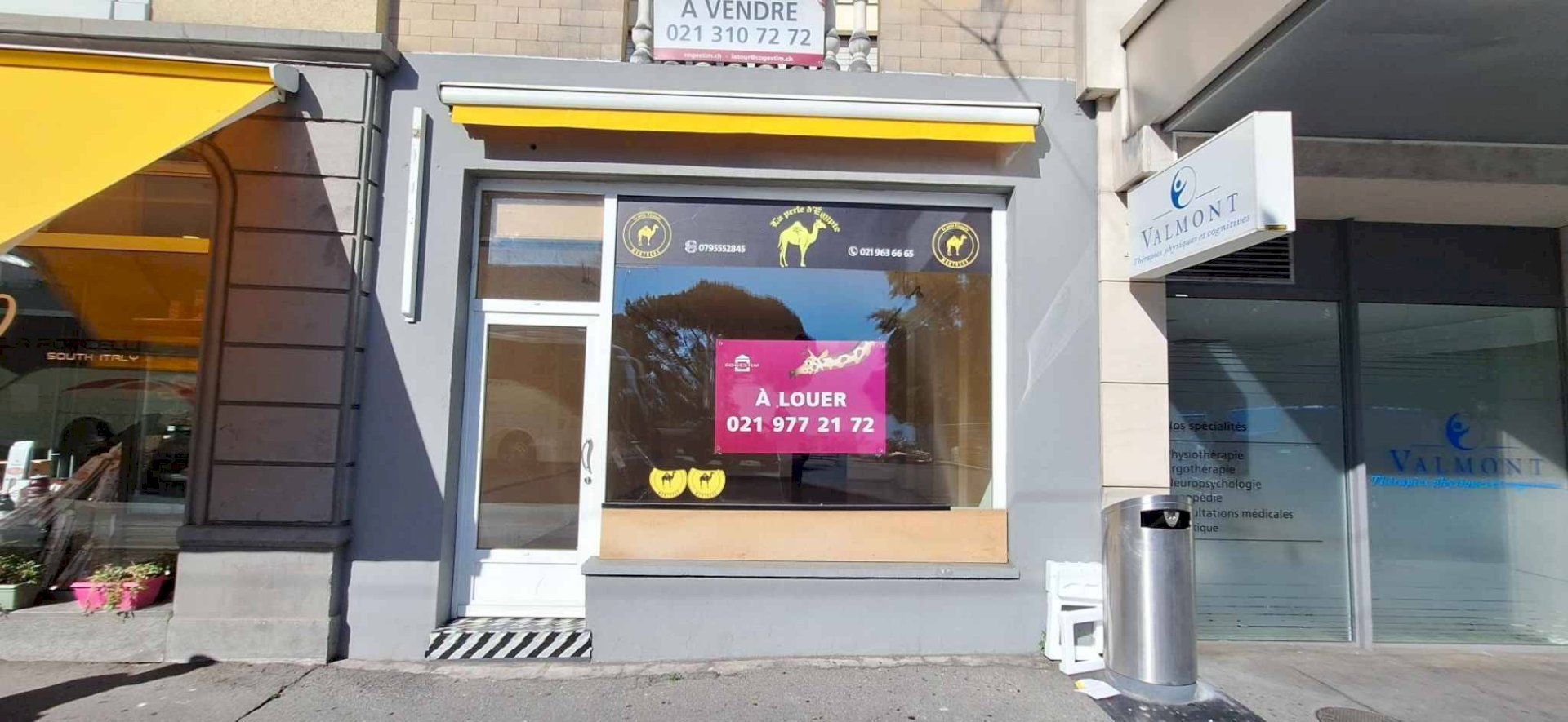Local commercial avec emplacement privilégié