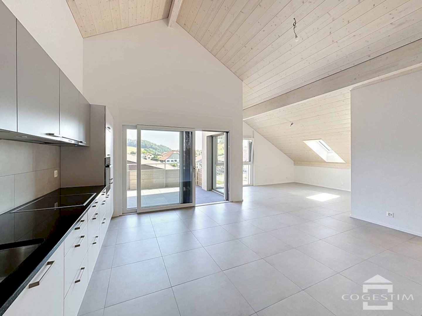Appartement neuf de 4.5 pièces dans les combles