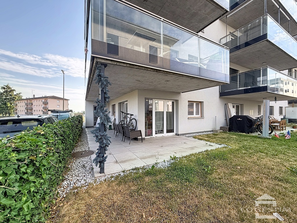 Bel appartement de 4.5 pièces au rez avec jardin
