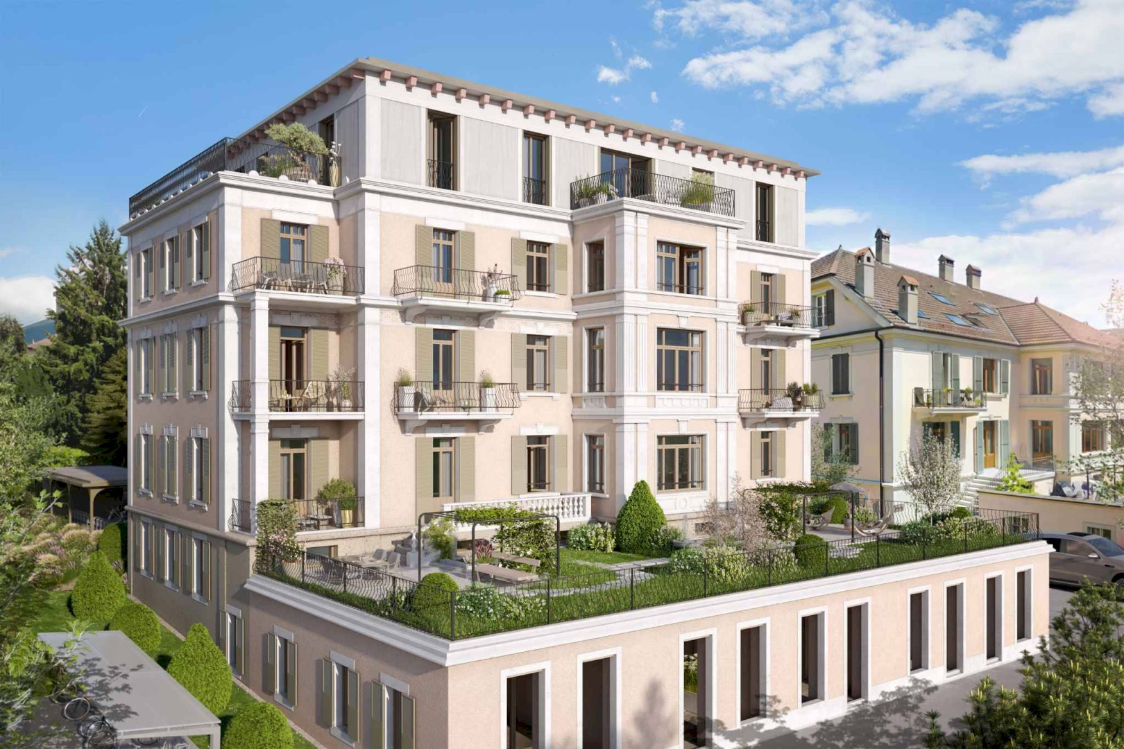 LES ROSES – Appartement de caractère entièrement restauré avec grand jardin
