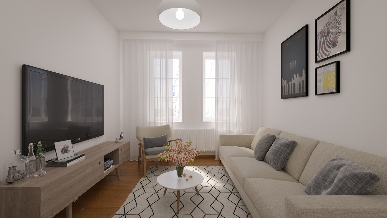Appartement de 3.5 pièces au 2ème étage