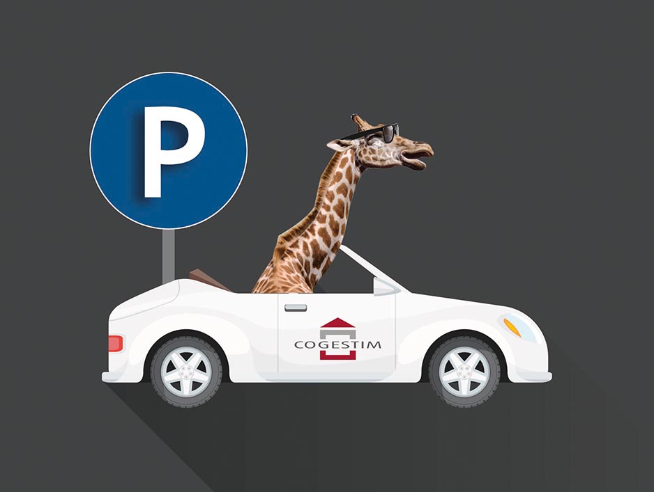 Plusieurs places de parc extérieures