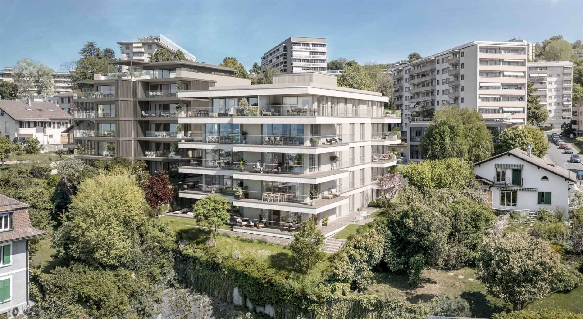 2.5 pièces neuf Minergie à Prilly, près de la gare LEB